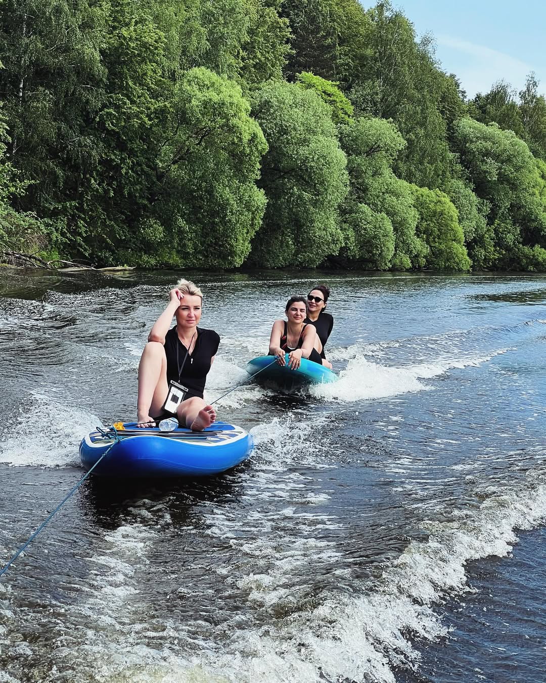 SUP-борды на реке