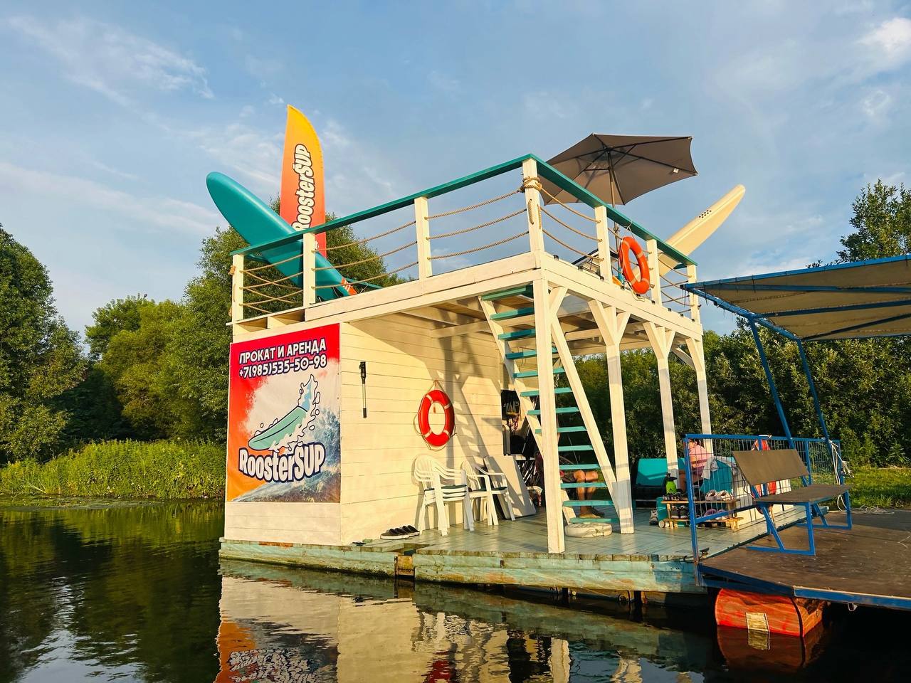 Катание на реке